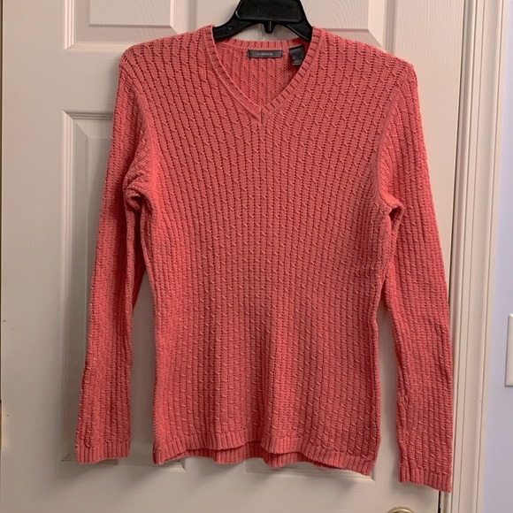 Women’s Pink Liz Claiborne Sweater xl - Picture 1 of 3